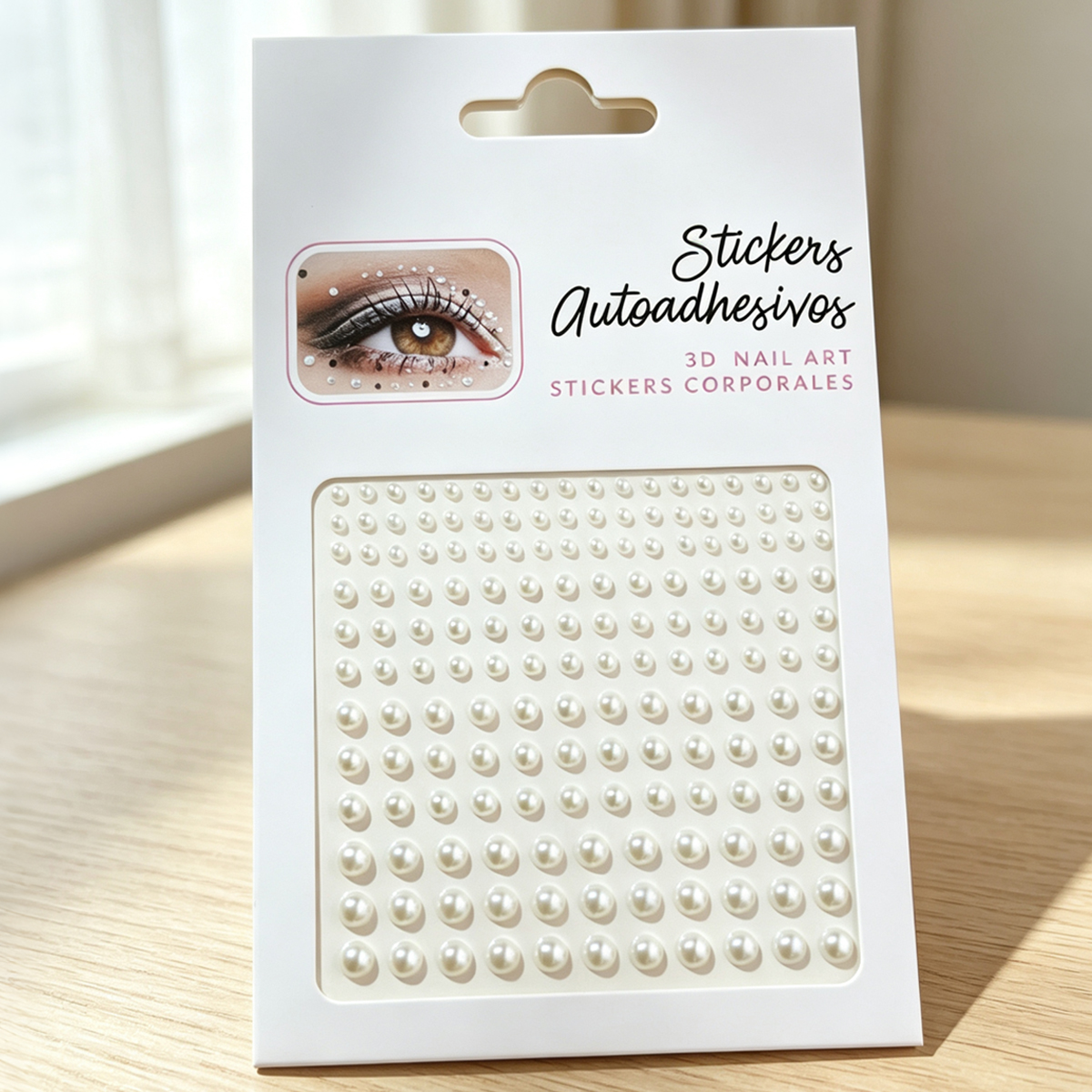 165 pc multisize opaline pearl pegatinas maquillaje etapa esquina de los ojos decorativa pegatinas manicura DIY con su propia espalda pegatinas de perlas Specification image