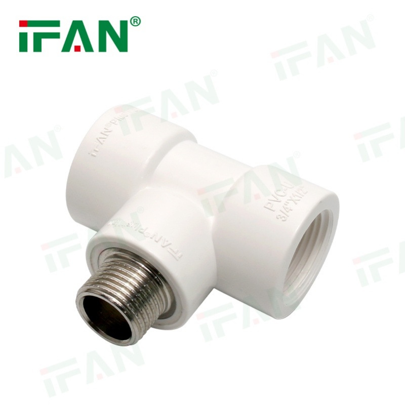 Factory Prices All Size UPVC Pipe Fitting Brass Male Tee Application Scenario