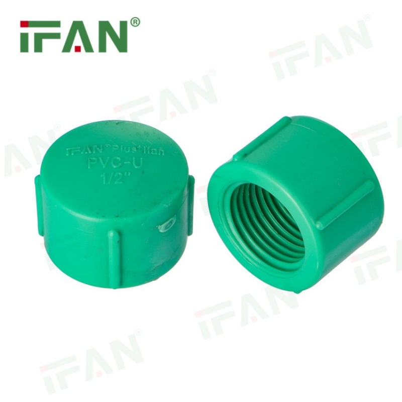 IFAN Factory Wholesale UPVC Plastic Pipe Fitting End Caps