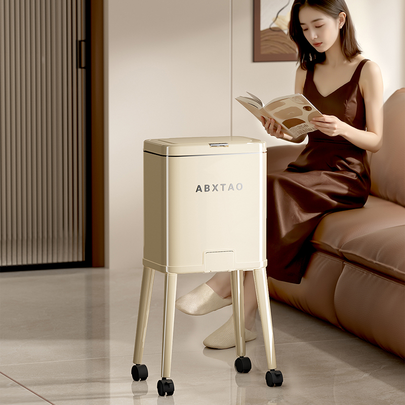 26Q1 042D قمامة معدنية ذات أرجل مزدوجة (طلاء دائري) Specification image