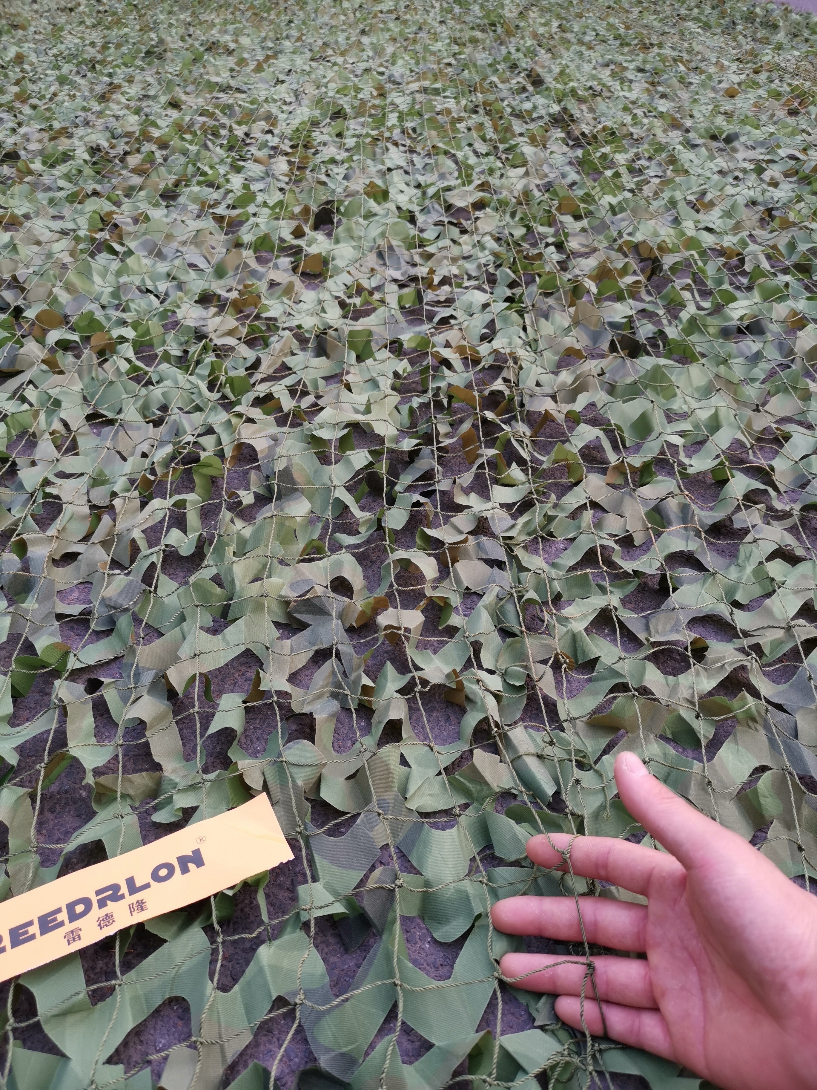 Redlong camouflage net, jungle camouflage net, sunshade net, outdoor cs scenic area counterfeit net, decoration, anti-aerial photography and sun protection Specification image