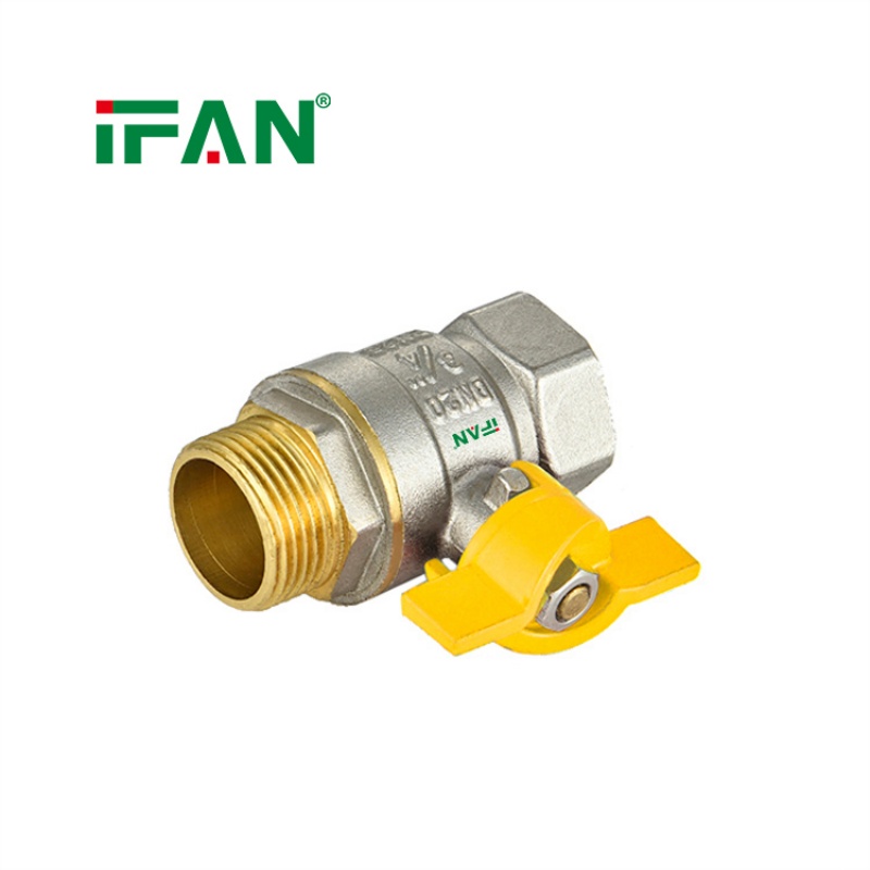 IFAN All Size Forged Male Female Threaded Brass Ball Valves details Picture