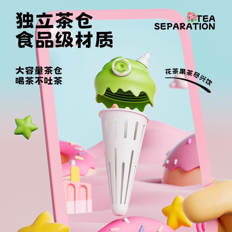 水杯/运动水杯/塑料/女生水杯/塑料杯细节图