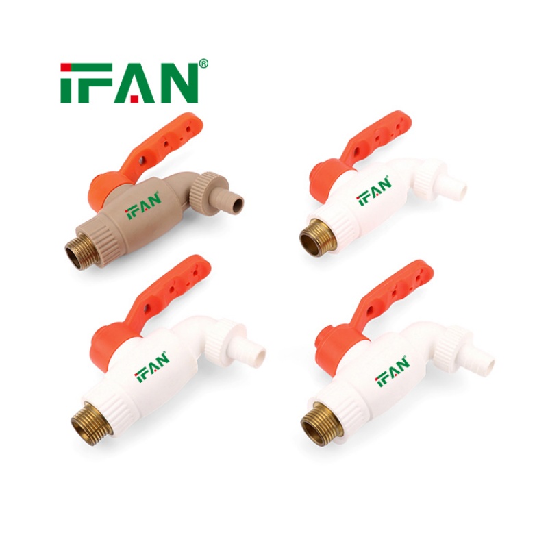 Ifan Ppr Water Tap 1/2'' 3/4'' Brass Core Plastic Ppr Bibcoc details Picture