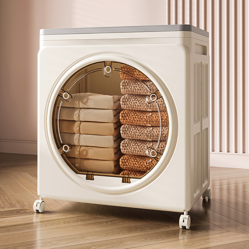 【CL】26Q3#1207 Front Door Toy Storage Box (Round Door)