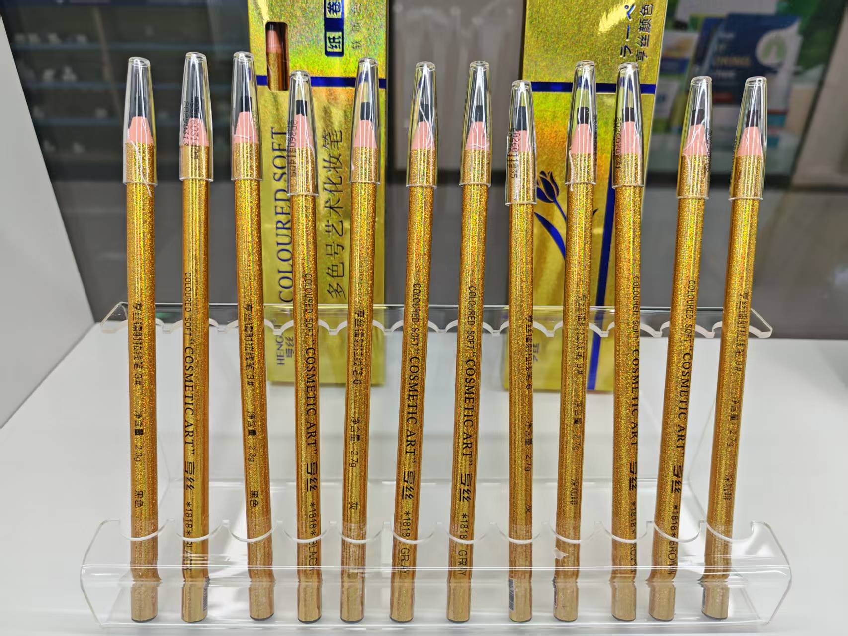 Hense Laser Pencil, eyebrow pencil, multi-color artistic makeup pen, waterproof, long-lasting, recommended by makeup artists, no color fading, large quantity available for wholesale Application Scenario