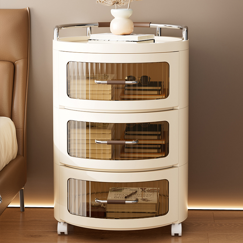 【CL】26Q3#7292 Bedside table, storage cabinet, storage cabinet, two-layer cabinet