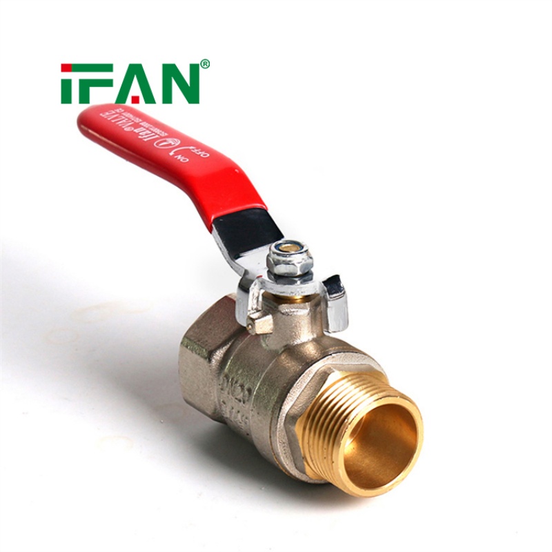 IFAN NPT BSP Threaded Forged Manual Brass Ball Valve Item Picture