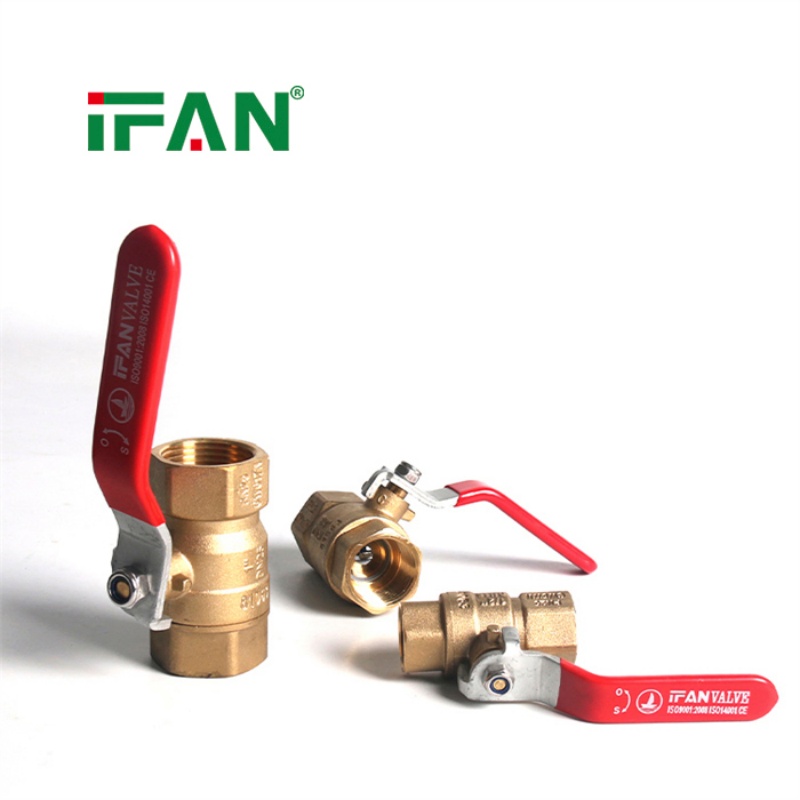 IFAN NPT Thread Female Male Water Control Brass Ball Valve Item Picture