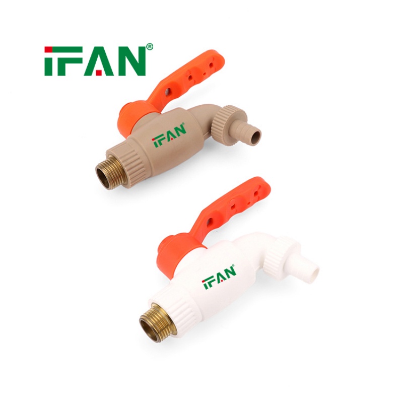 Ifan Ppr Water Tap 1/2'' 3/4'' Brass Core Plastic Ppr Bibcoc Specification image