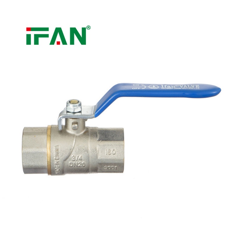 IFAN Hot Sale 1/2"-2" Iron Ball Long Handle Brass Valve details Picture