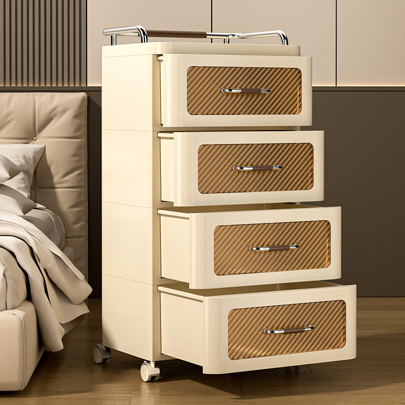 【CL】26Q3#7285-4 Bedside table Storage cabinet Cabinet Storage cabinet Storage cabinet Two-layer cabinet details Picture