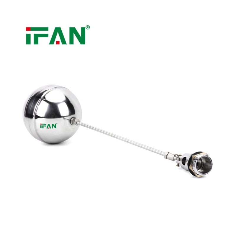 IFAN 1/2"-1" Manual Brass Float Valve for Water Tank Specification image