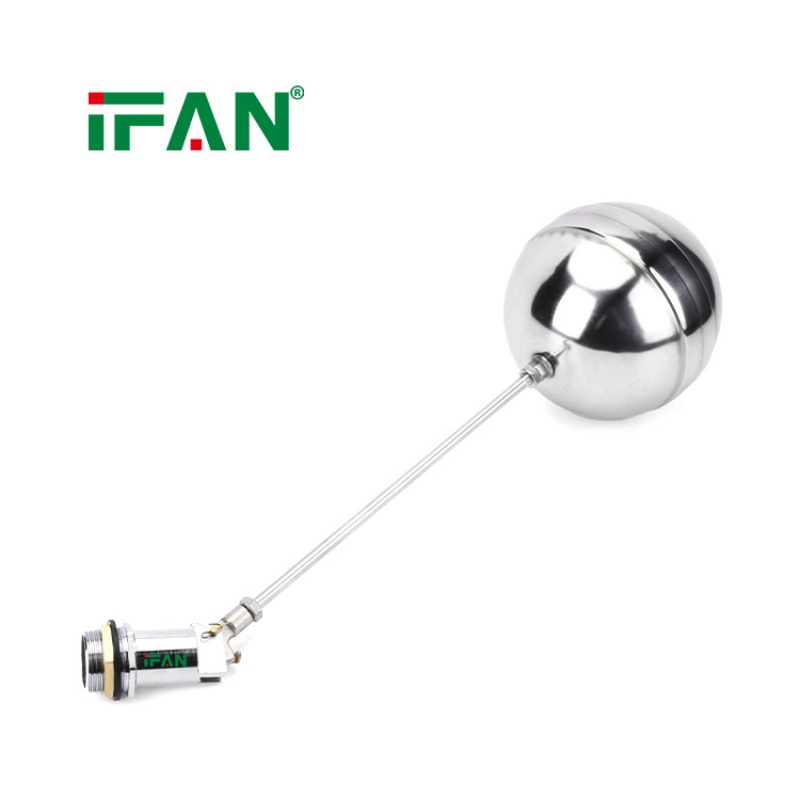 IFAN 1/2"-1" Manual Brass Float Valve for Water Tank
