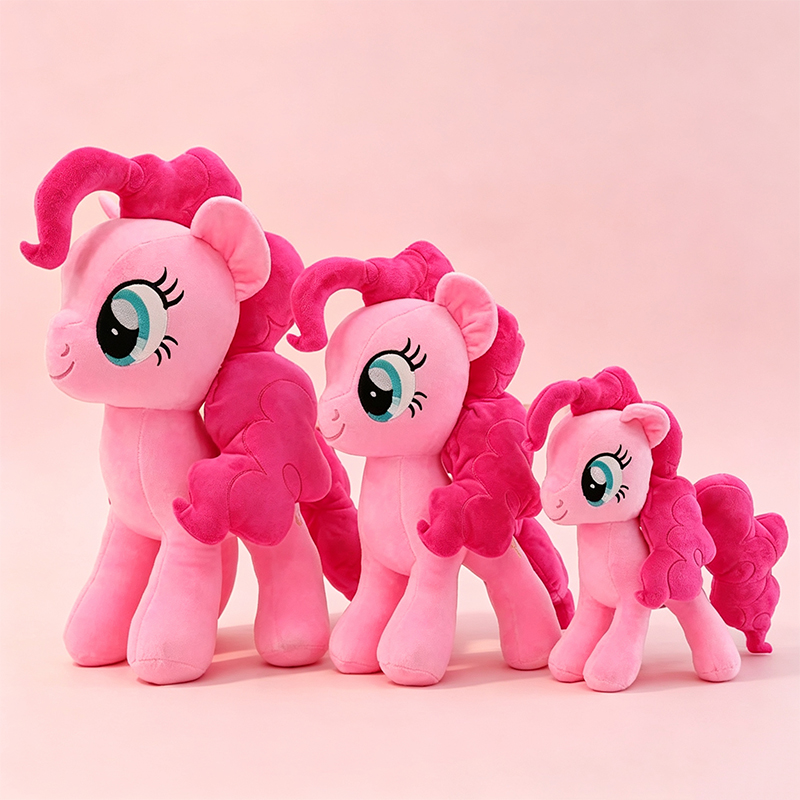 Pink My Little Pony simulation dolls, wedding dolls, HelloKitty plush toys, My Little Pony plush toys, cute cartoon and anime peripheral dolls, home decorations, children's gifts wholesale