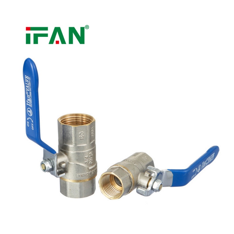 IFAN Hot Sale 1/2"-2" Iron Ball Long Handle Brass Valve Item Picture