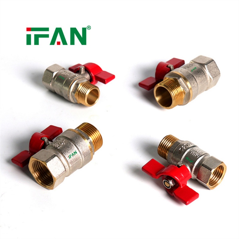 IFAN NPT BSP Threaded Forged Manual Brass Ball Valve