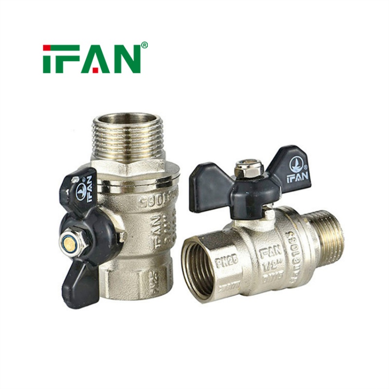 IFAN 1/2 in Threaded Gas Valve Forged Brass Ball Valve Application Scenario