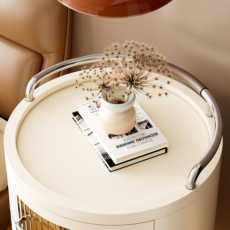 【CL】26Q3#7292 Bedside table, storage cabinet, storage cabinet, two-layer cabinet details Picture