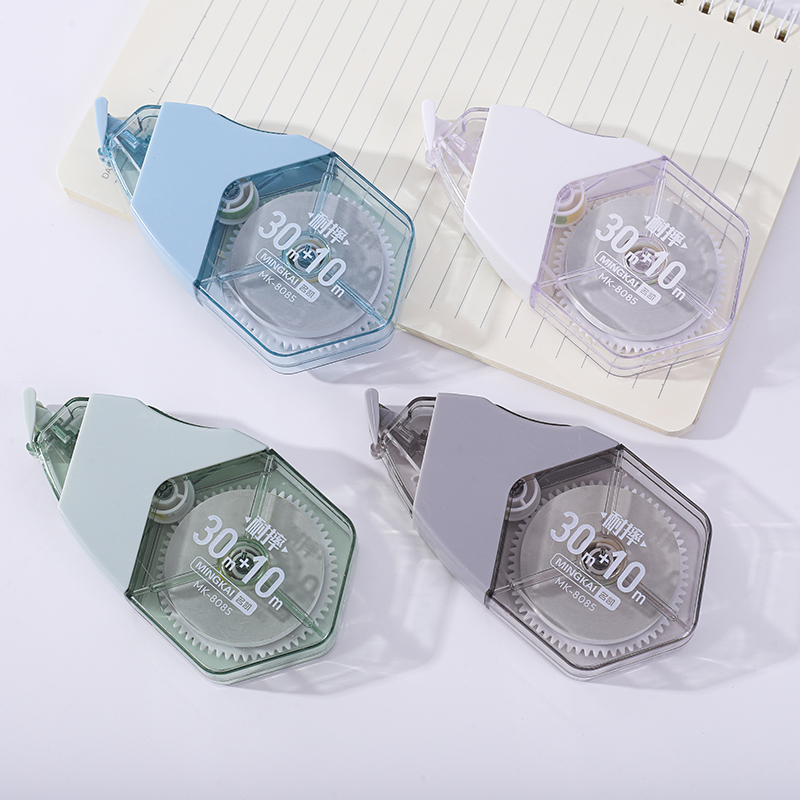MK-8085 Double-layer shock-resistant reinforced shield armor, 40-meter full length correction tape, PET ultra-thin transparent film Correction Tape Application Scenario