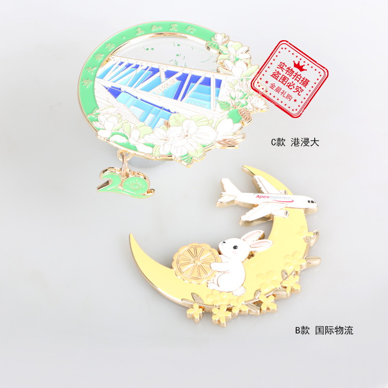 DIY Metal Budala Palace, Hong Kong Baptist University International Logistics refrigerator stickers, tourist souvenirs, handicrafts, gifts and giveaways details Picture