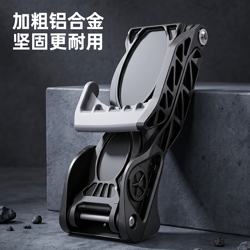 RXC-M8 foldable bicycle parking rack display stand, middle support parking rack, foot support, foot column, maintenance frame, aluminum alloy middle support pole, bicycle ladder Application Scenario