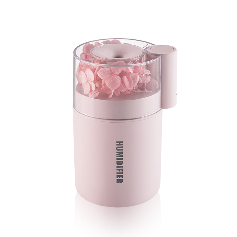 New creative everlasting flower humidifier, fog volume usb water replenishment atomization car humidifier Application Scenario