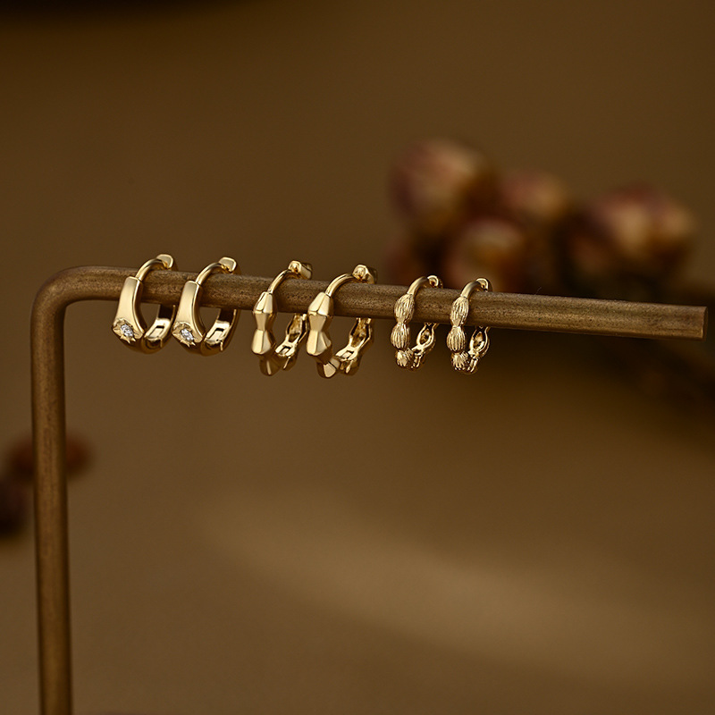 Gold jewelry display rack, multi-functional beaded rings, glasses, necklaces, display rack, storage tray, counter ornaments Item Picture