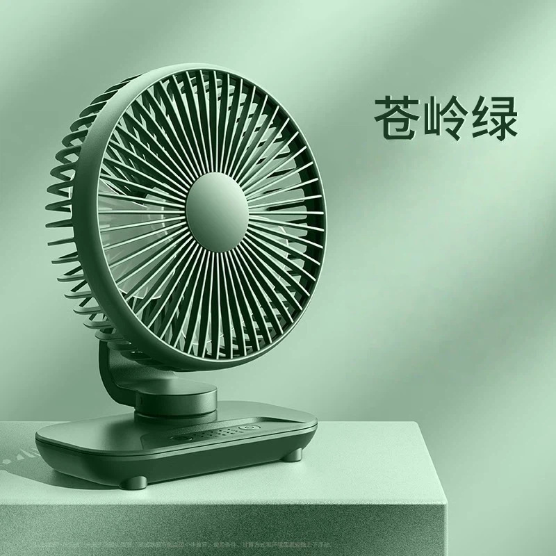 New 6-inch oscillating USB small fan rechargeable desktop student office silent circulation fan Application Scenario