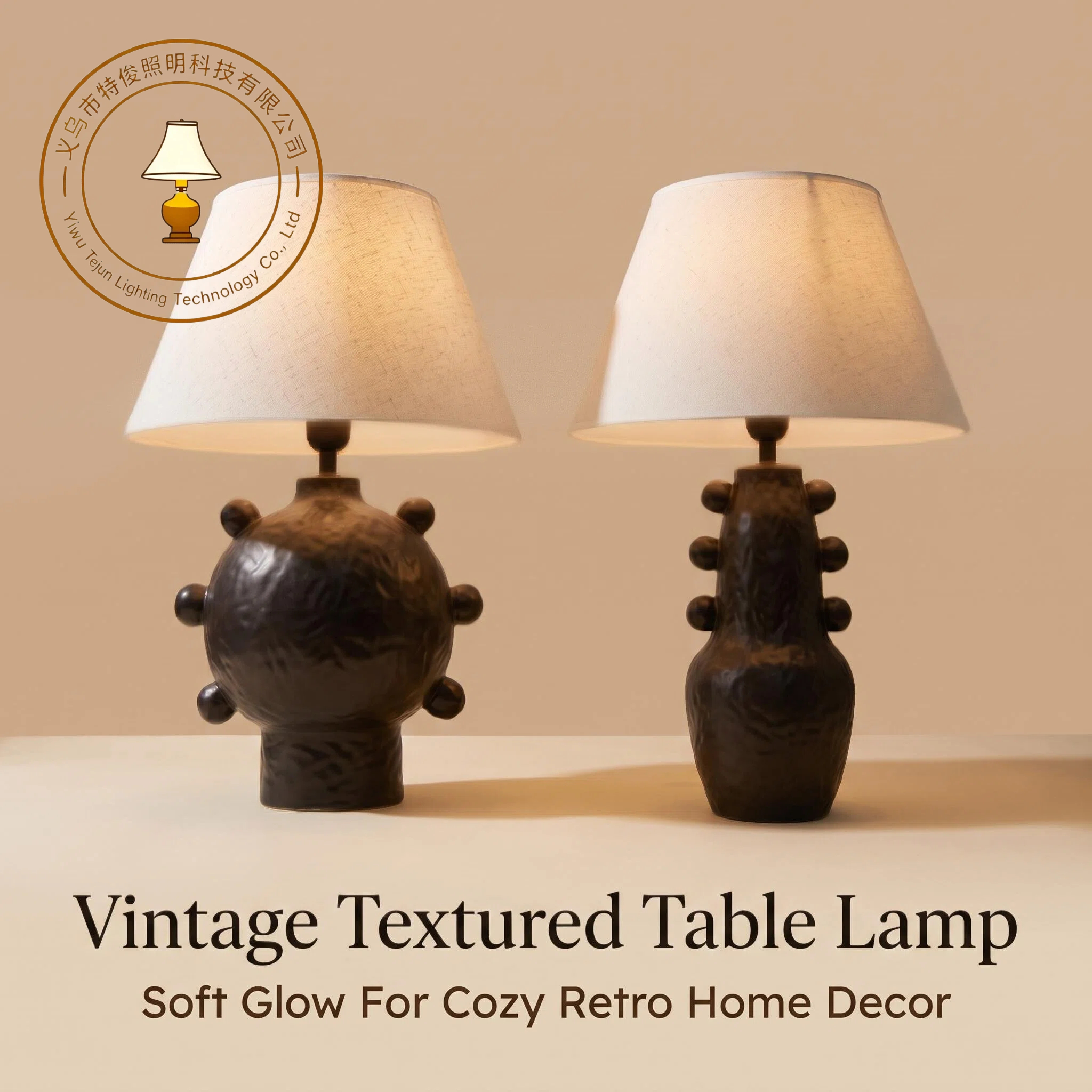 JL's new niche and irregular-shaped ceramic table lamp starts with a minimum order of 12 pieces per piece