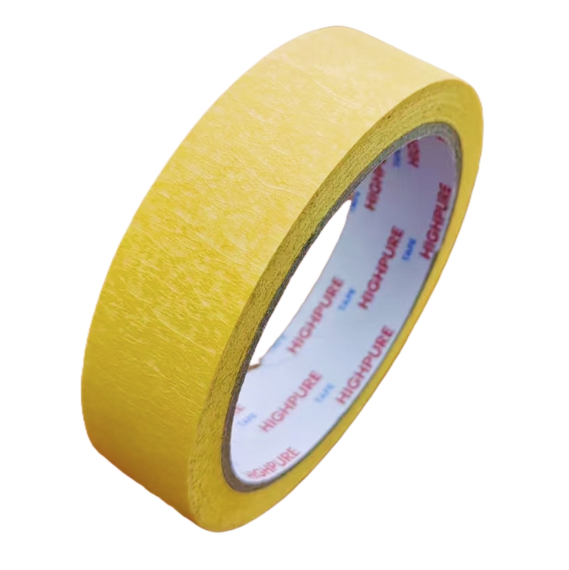 Multi-functional masking tape, yellow and white masking tape, spray-painted masking tape, spring shrinkage
