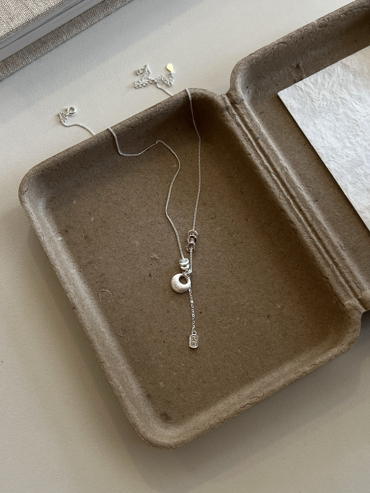 S925 sterling silver necklace Specification image