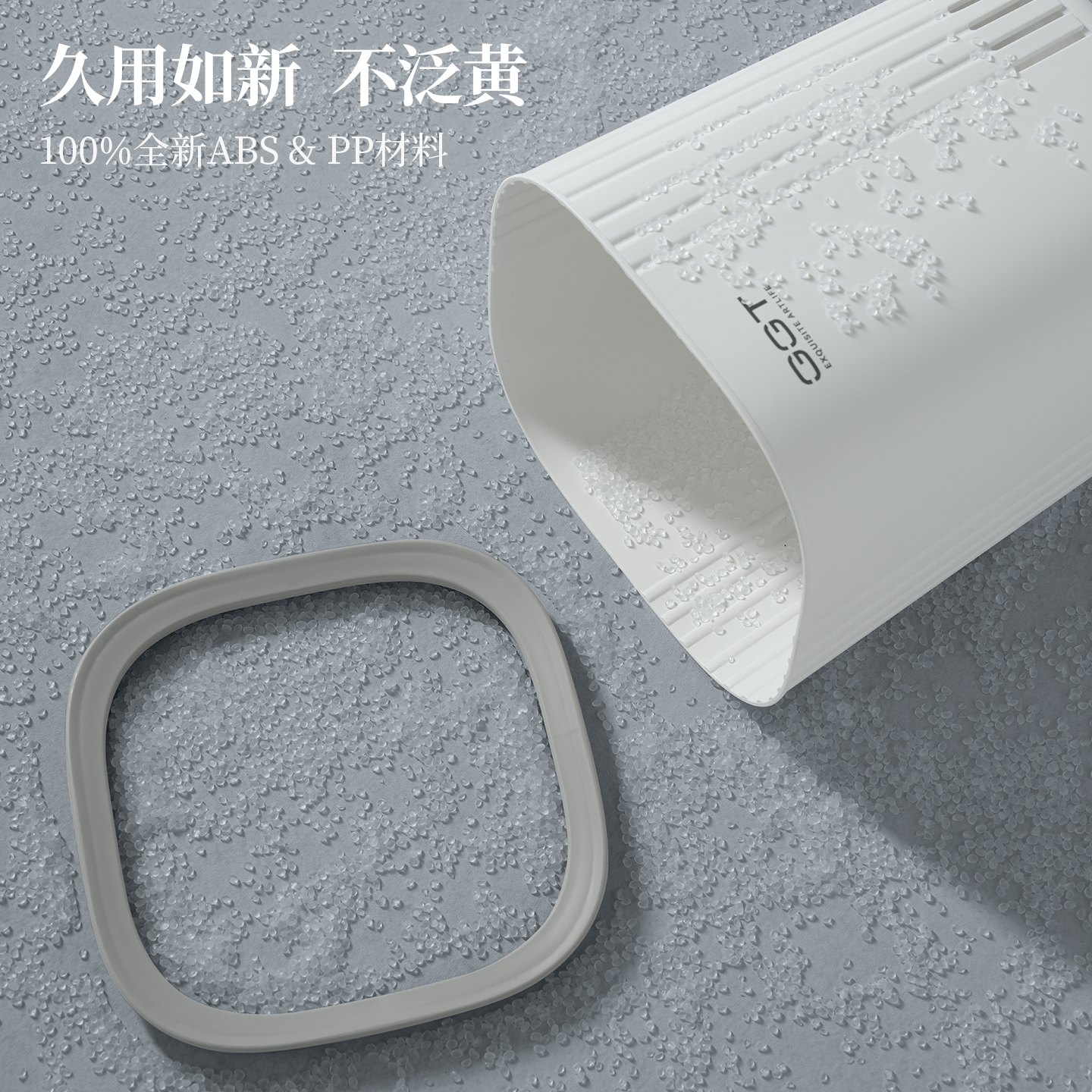 【CL】26Q2#6426 Pressure ring Trash can, white minimalist iron storage cabinet, multi-functional storage cabinet, outdoor feeding table, organizing cabinet, household storage box details Picture