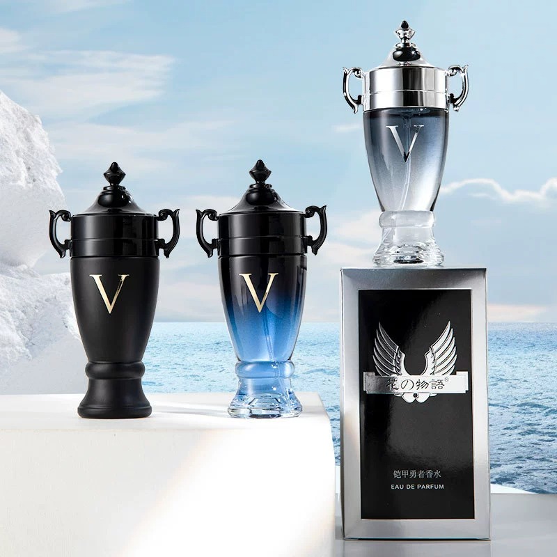 Comercio exterior transfronterizo agua valiente trofeo legendario perfume de hombre 50ml botella grande colonia fresco y duradero al por mayor