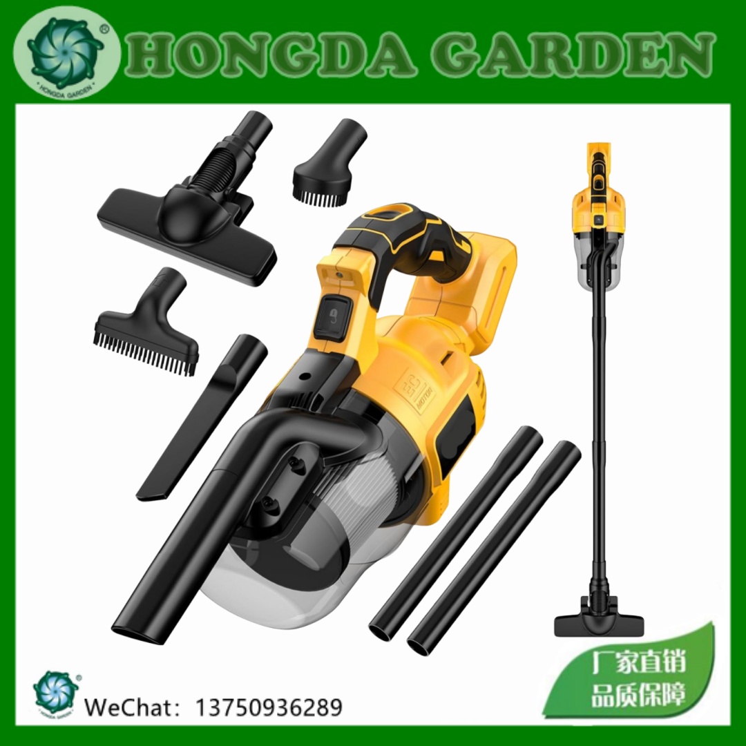 High-power brushless lithium battery handheld cordless vacuum cleaner with strong suction power, dual-purpose car and home multi-head car and home cleaning vacuum cleaner