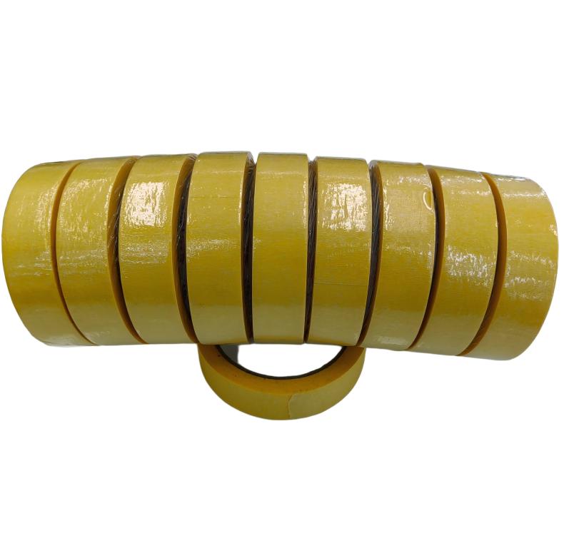Multi-functional masking tape, yellow and white masking tape, spray-painted masking tape, spring shrinkage pic 1