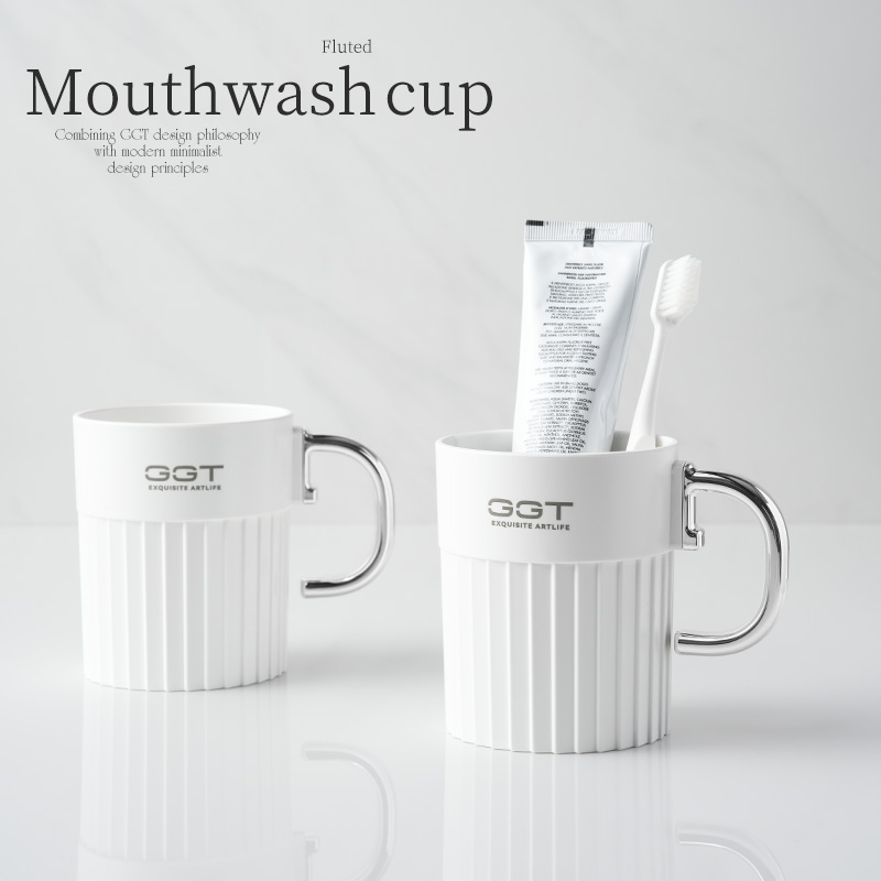 【CL】26Q2#6430 Striped Mouthwash cup details Picture