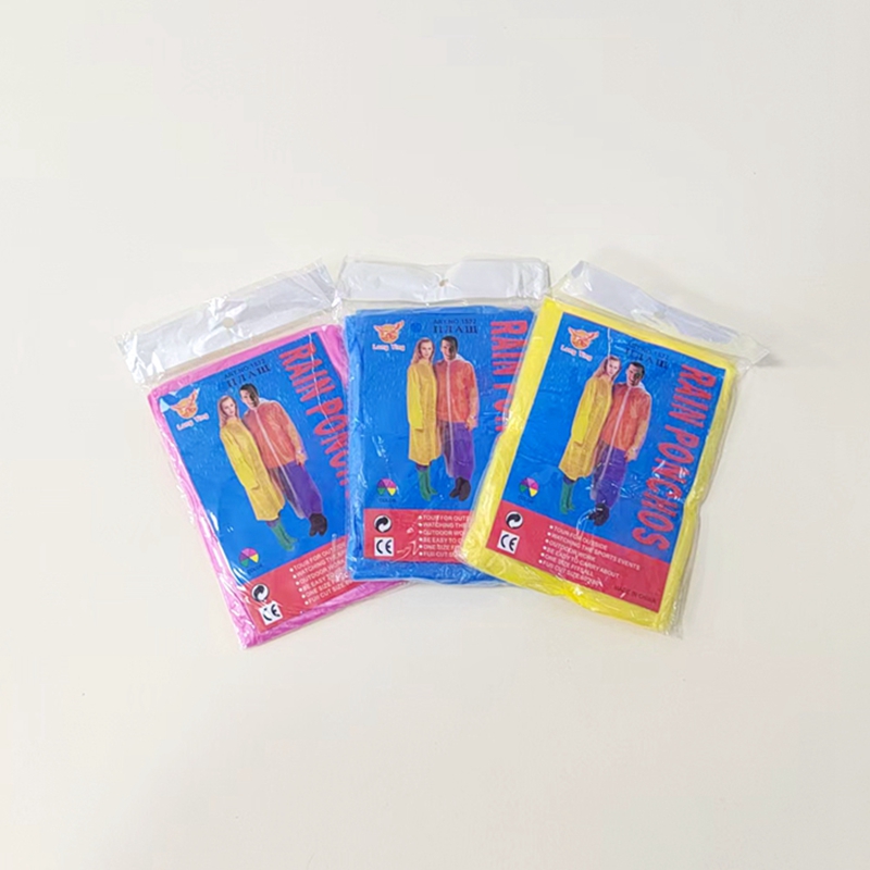 Li Wang Wholesale and Direct sales of disposable convenient raincoats, plastic waterproof, outdoor travel and mountaineering, adult men's and women's styles wholesale Specification image