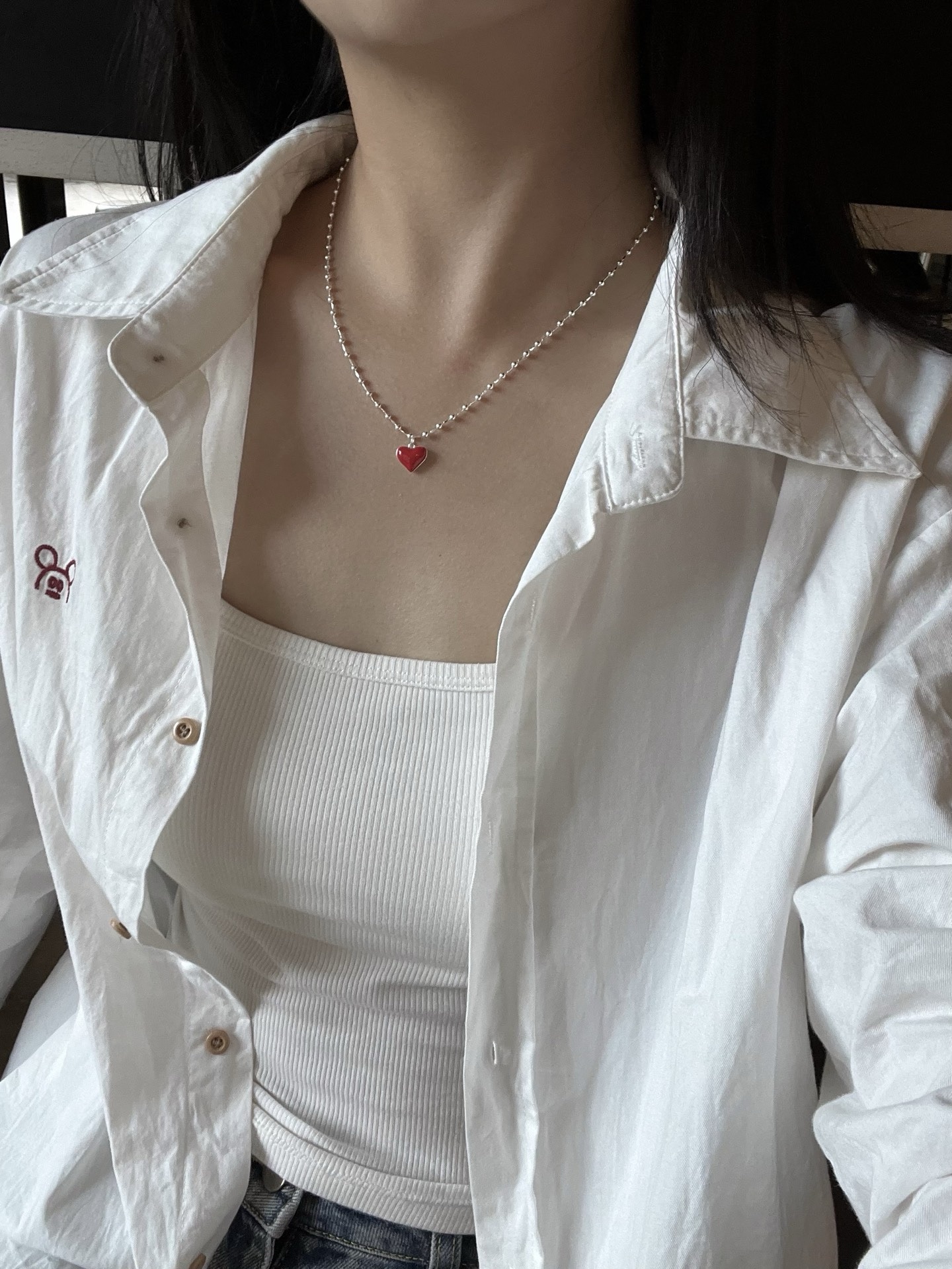 S925 plata esterlina corazón collar Application Scenario