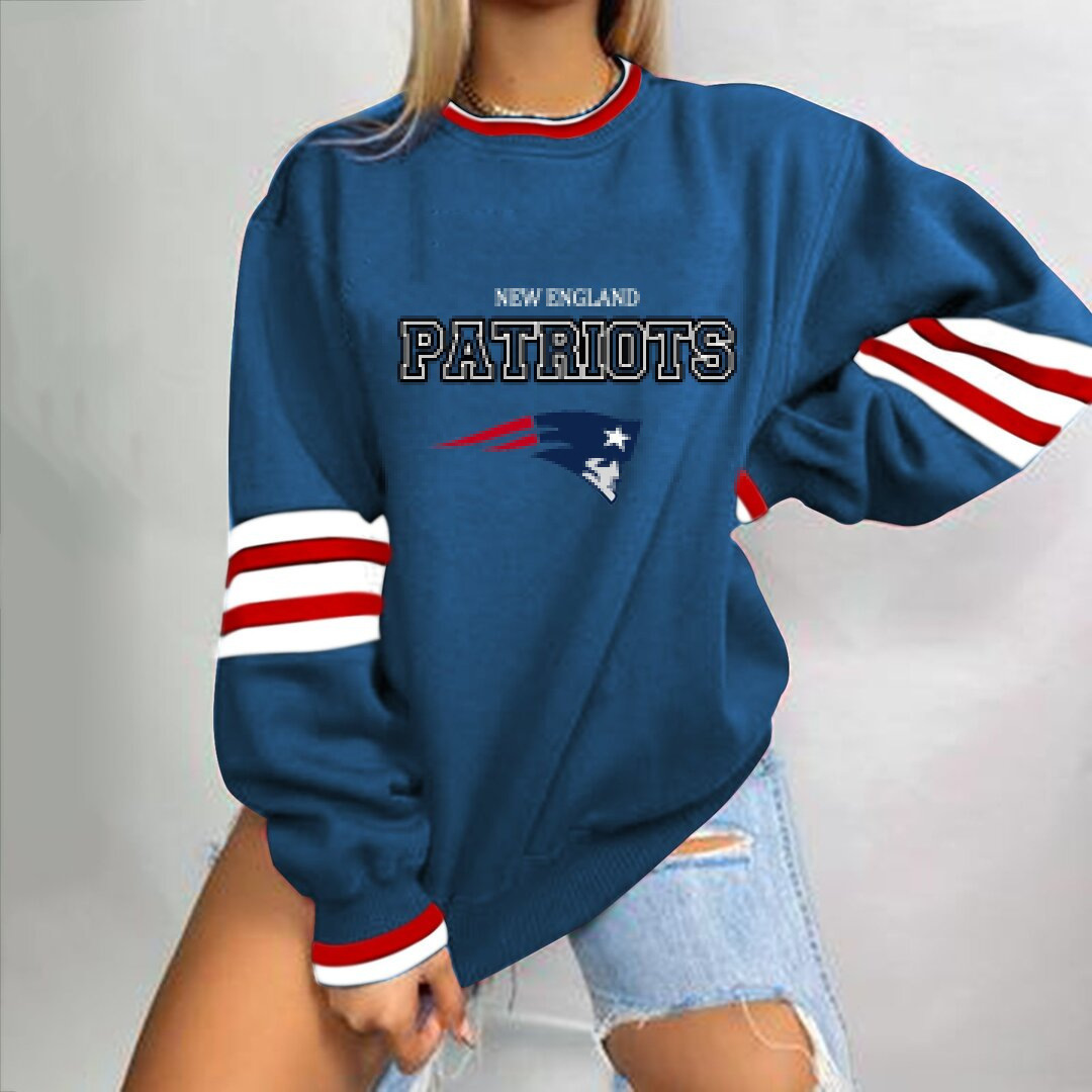 Wholesale of 2026 cross-border women's spring thin printed loose urban casual letter pattern round-neck pullover sweatshirts