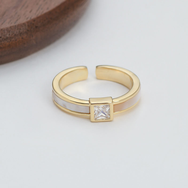 Exquisite, niche, elegant, simple and individual open-top ring, a versatile daily accessory details Picture