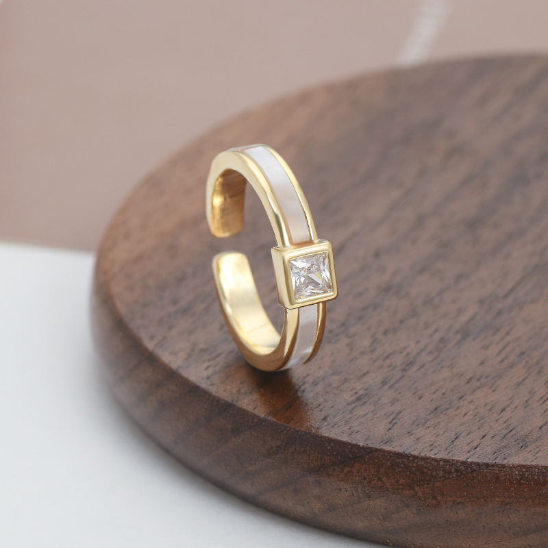 Exquisite, niche, elegant, simple and individual open-top ring, a versatile daily accessory Specification image