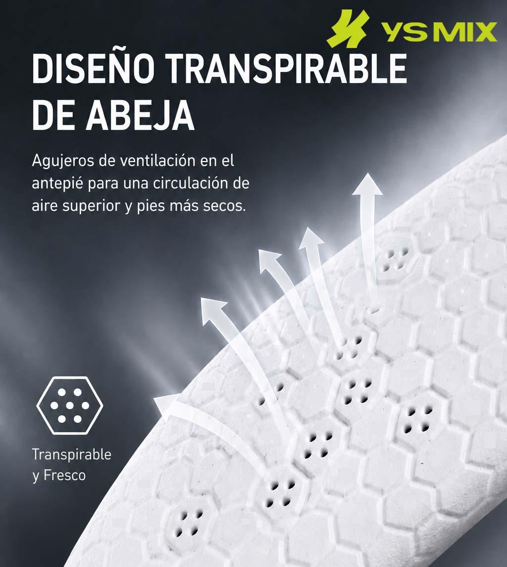 602 PU high-elasticity air cushion hexagonal insole details Picture