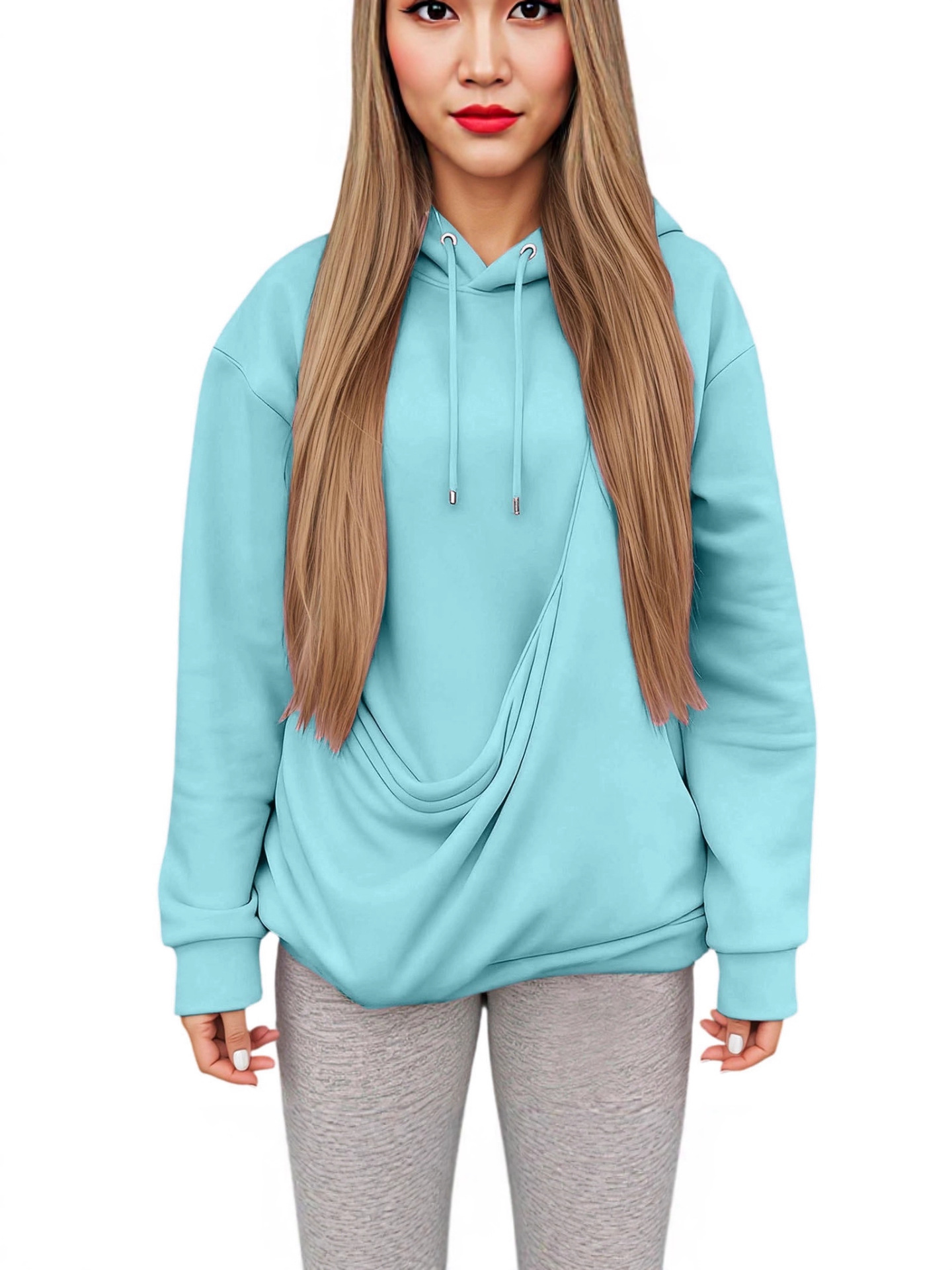European and American cross-border women's clothing autumn and winter independent best-selling loose casual sweatshirts are in long-term stock and never out of stock
