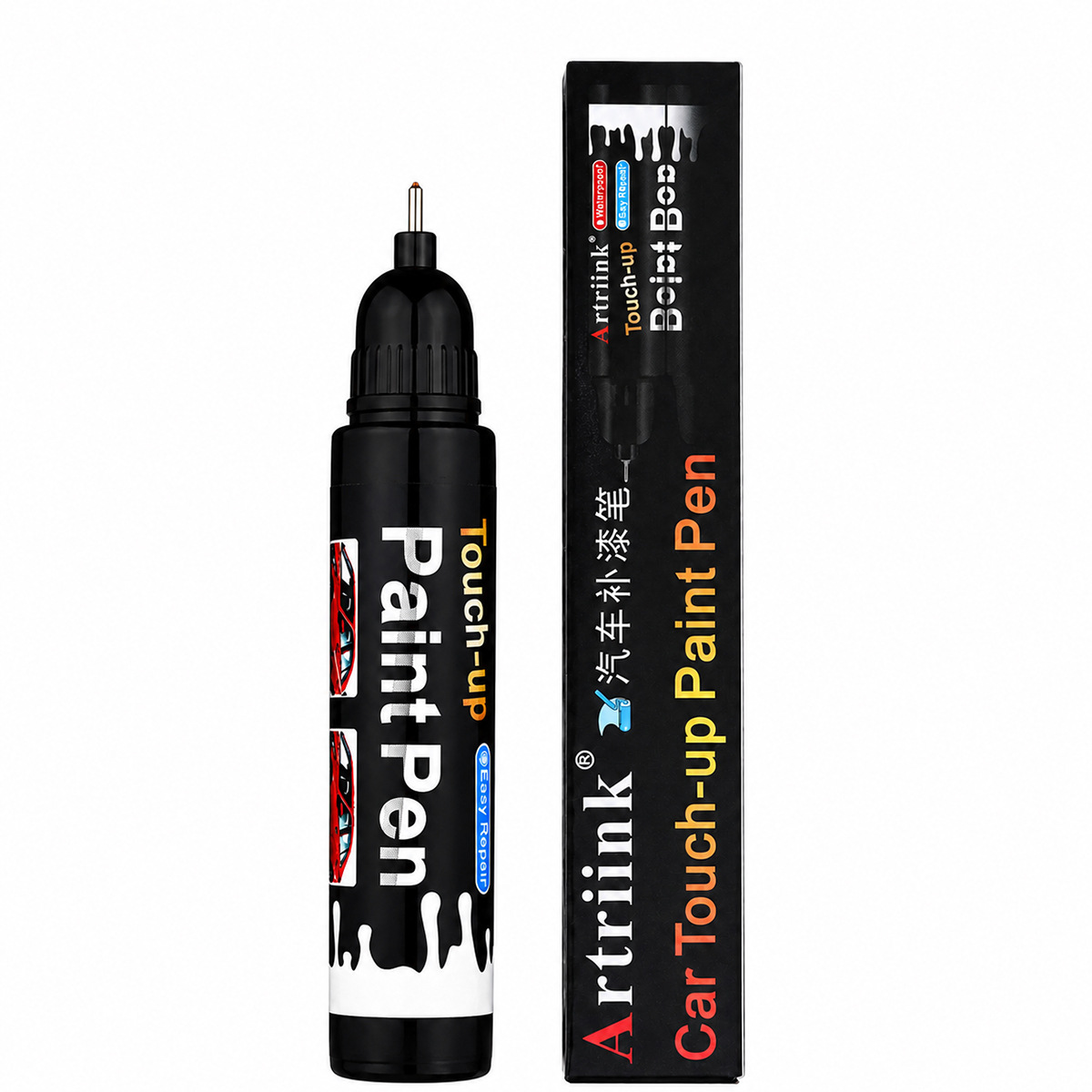 Shield PA-25 Car touch-up pen, quick-drying waterproof surface scratch repair pen, paint pen, tire DIY Graffiti pen Item Picture