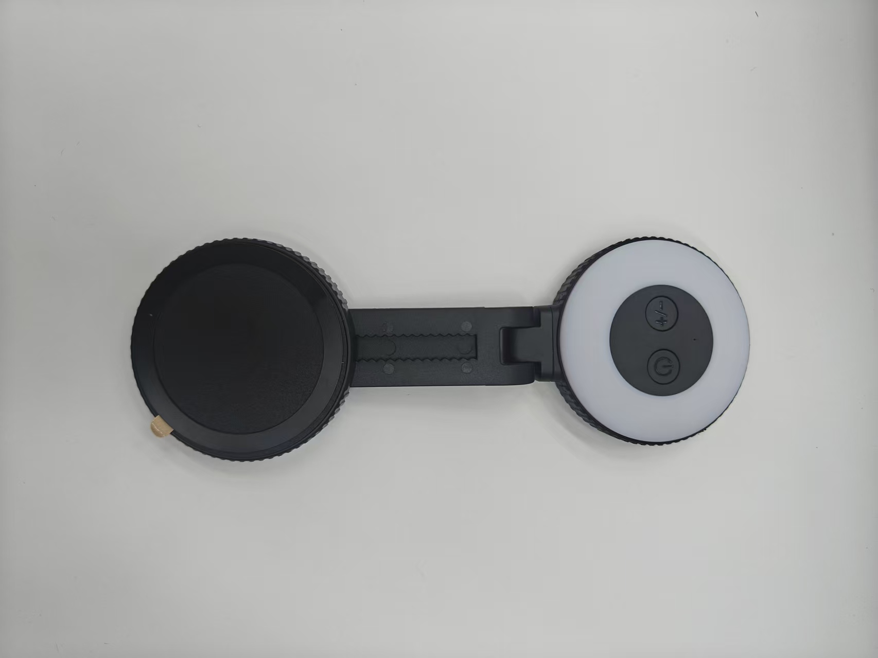 The black annular fill light portable photography live streaming selfie stick fill light set is suitable for mobile phone camera lighting equipment