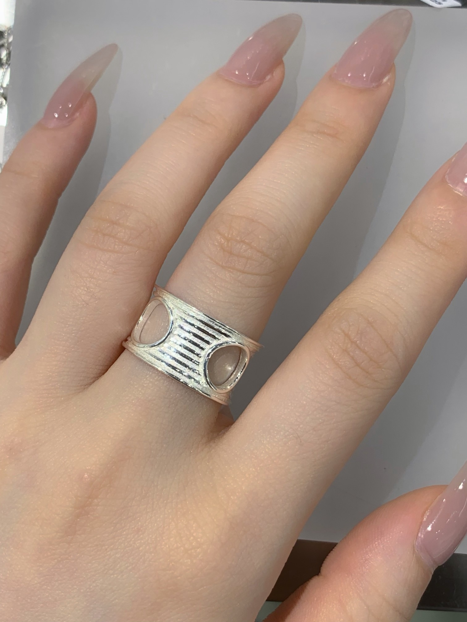 S925 anillo calado de plata de ley Application Scenario