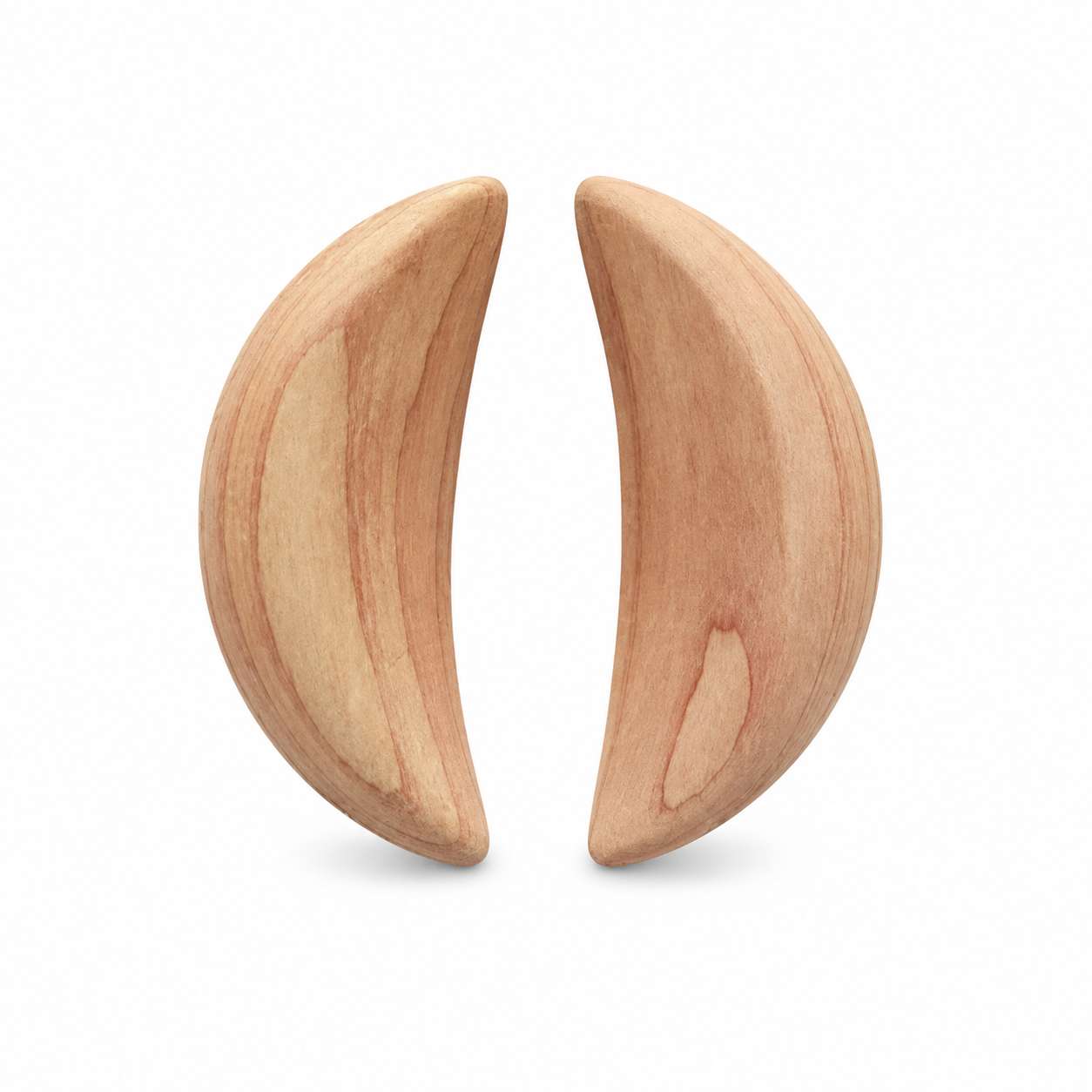 Zhonggong Craft Crescent-shaped Holy Grail Solid wood Prayer Items 4.5cm detail image 9