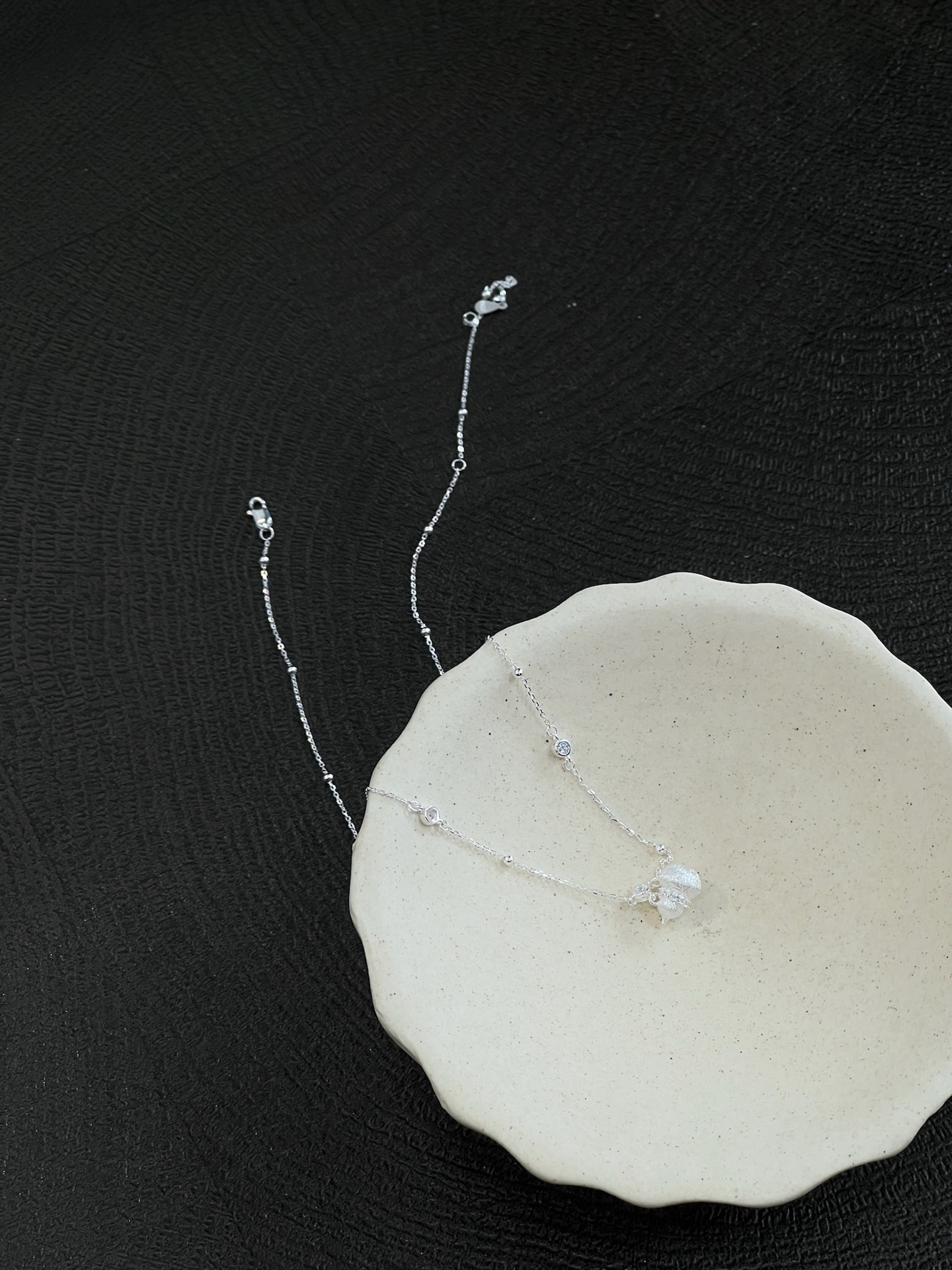 S925 sterling silver necklace with a small gourd, symbolizing good fortune and prosperity