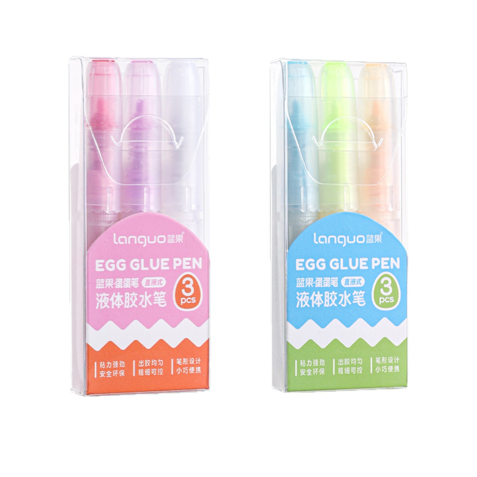 Blue Fruit GP600 direct liquid egg-egg pen, liquid glue pen, student DIY creation notebook pen, high-viscosity dispensing pen Item Picture